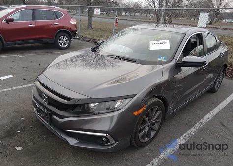 2020 Honda Civic Ex-L from USA, damaged, VIN 19XFC1F7XLE207423
